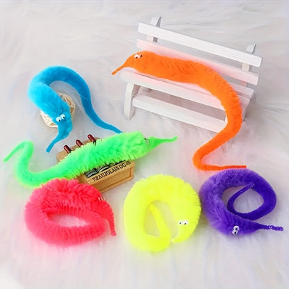 Magical Bug Toys: Twisted Caterpillar Magic Props, Suitable for Carnivals, Christmas, And Trick Carnival Parties - Random Colors