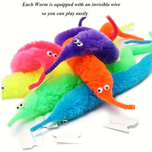 Magical Bug Toys: Twisted Caterpillar Magic Props, Suitable for Carnivals, Christmas, And Trick Carnival Parties - Random Colors