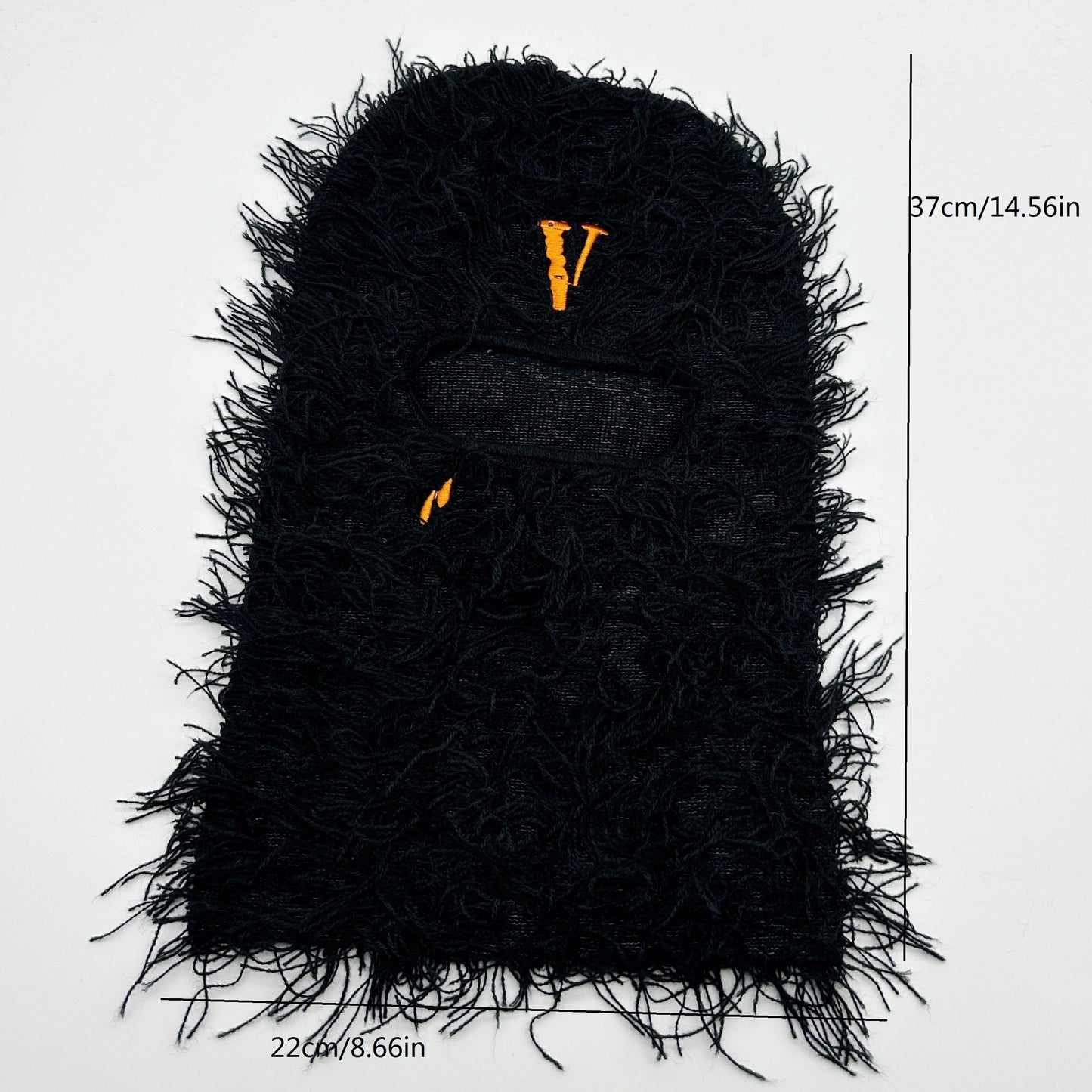 2024 New Adult Distressed Balaclava Ski Mask - Full Face Knitted Balaclava for Cold Weather, Windproof & Cool