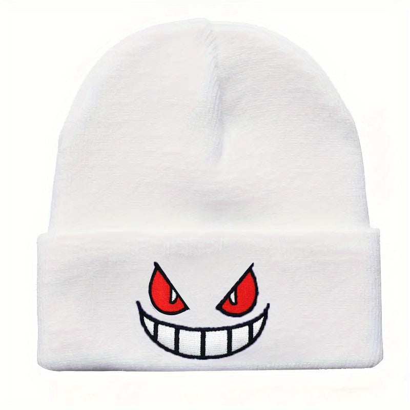 2024 New Unisex Anime Beanie Hat - Stylish Embroidered Knit Cap