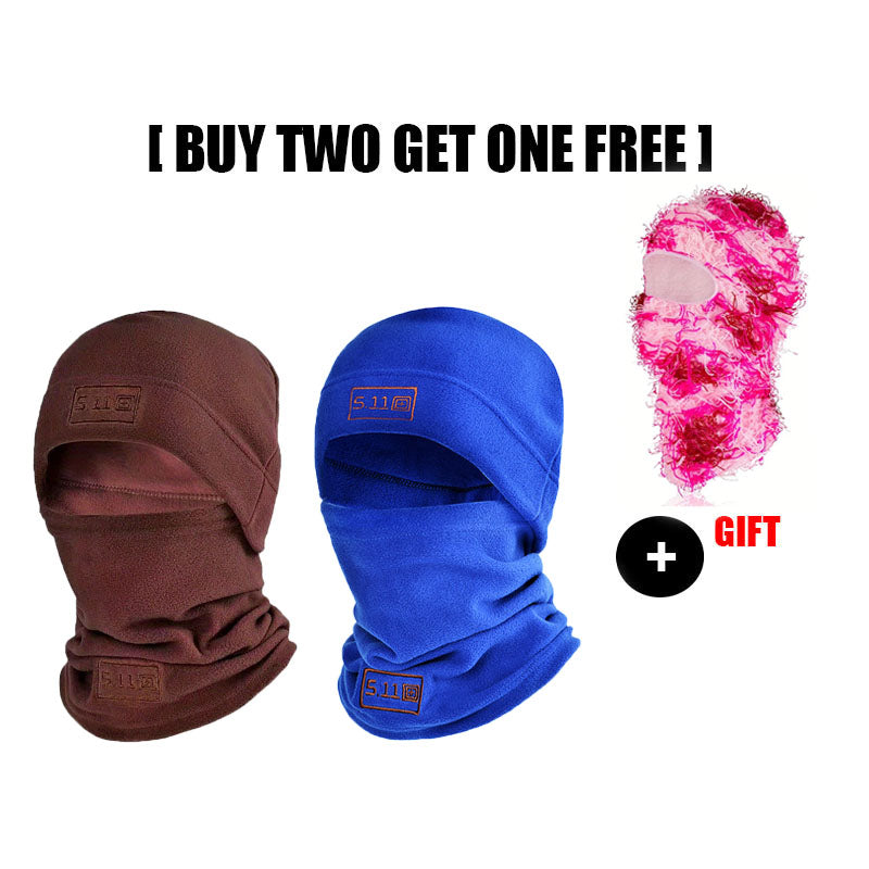 [ BUY TWO GET ONE FREE ] Distressed Knit Balaclava Ski Mask, Outdoor Sports Face Mask for Cycling, Running, Hiking,Warm & Windproof Full Face Cover for Men and Women