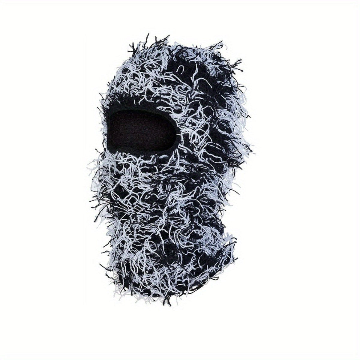 2024 New Distressed Balaclava Knitted Full Face Ski Mask: Winter Windproof Neck Warmer for Men and Women - Stay Cozy and Protected!