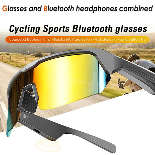 Sport Bluetooth Smart Audio Sunglasses, UV400 Protection & Polarized Glasses - Sports & Cycling,Open Ear,Clear Call