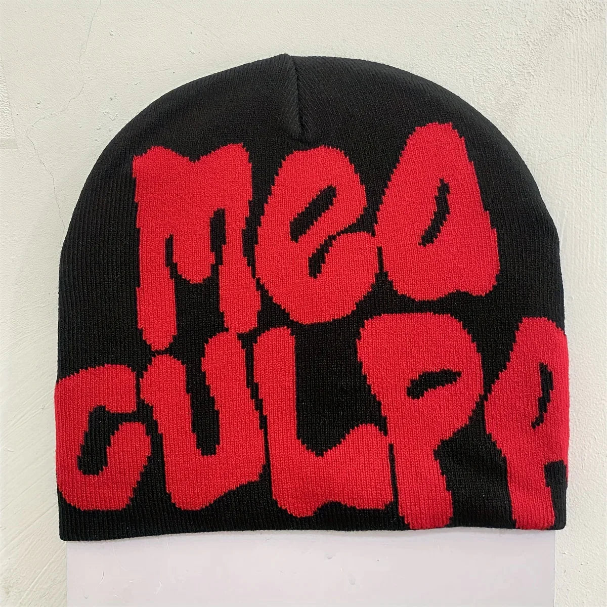 1 PCS 2024 New Knitting Beanies Hat Unisex Hip Hop Quality Cap Mea Culpa Fashion Hundred Cap